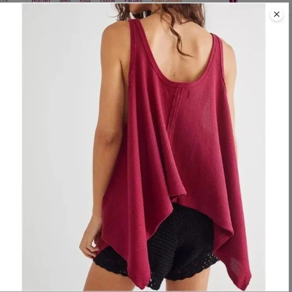 We The Free Sing La La‎ Swing Tank Top Red Size Small - Picture 6 of 13